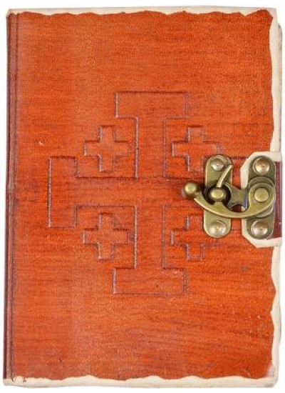 Paperplay leather embossed CROSS Journal.